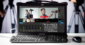 portable multicam visual mixing workstation